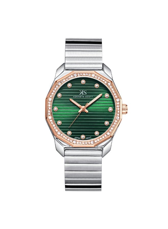 KENNETH SCOTT K24505-KBKH Elegant Analog Women's Watch - Image 1