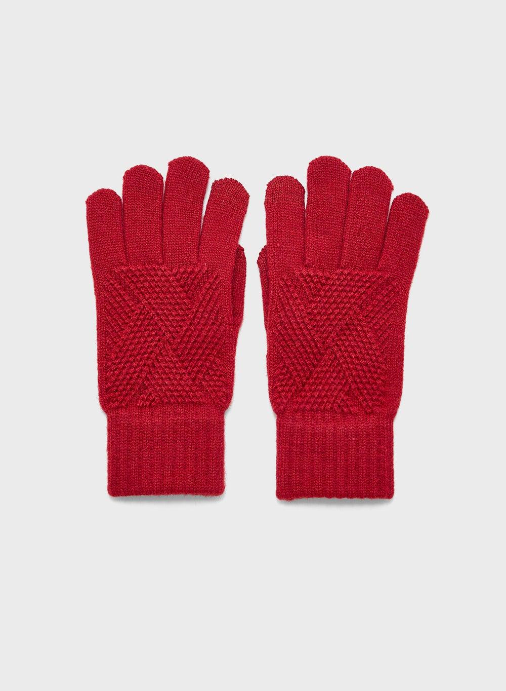 ELLA Patterned Knit Winter Gloves – A Touch of Warm Elegance - Image 1