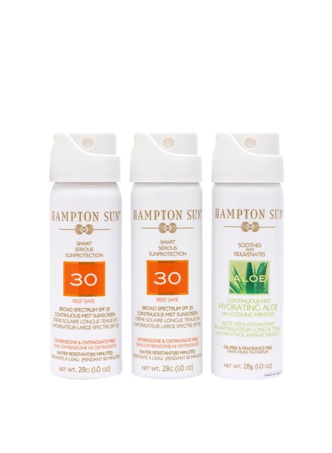 Hampton Sun Travel Trio: SPF & Aloe Mists - Image 1
