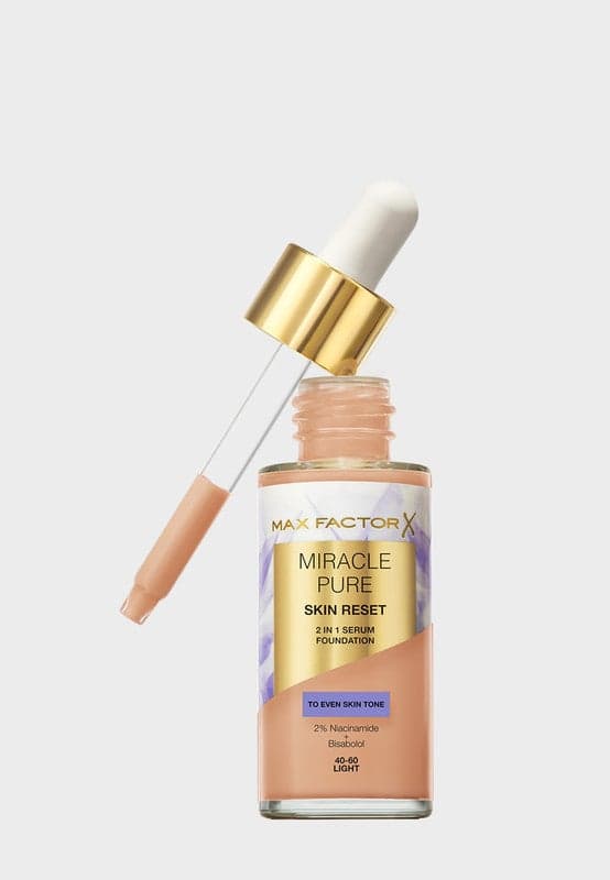 Miracle Pure 2in1 Skin Reset Serum-Foundation 40-60 Light, 30ml - Image 1