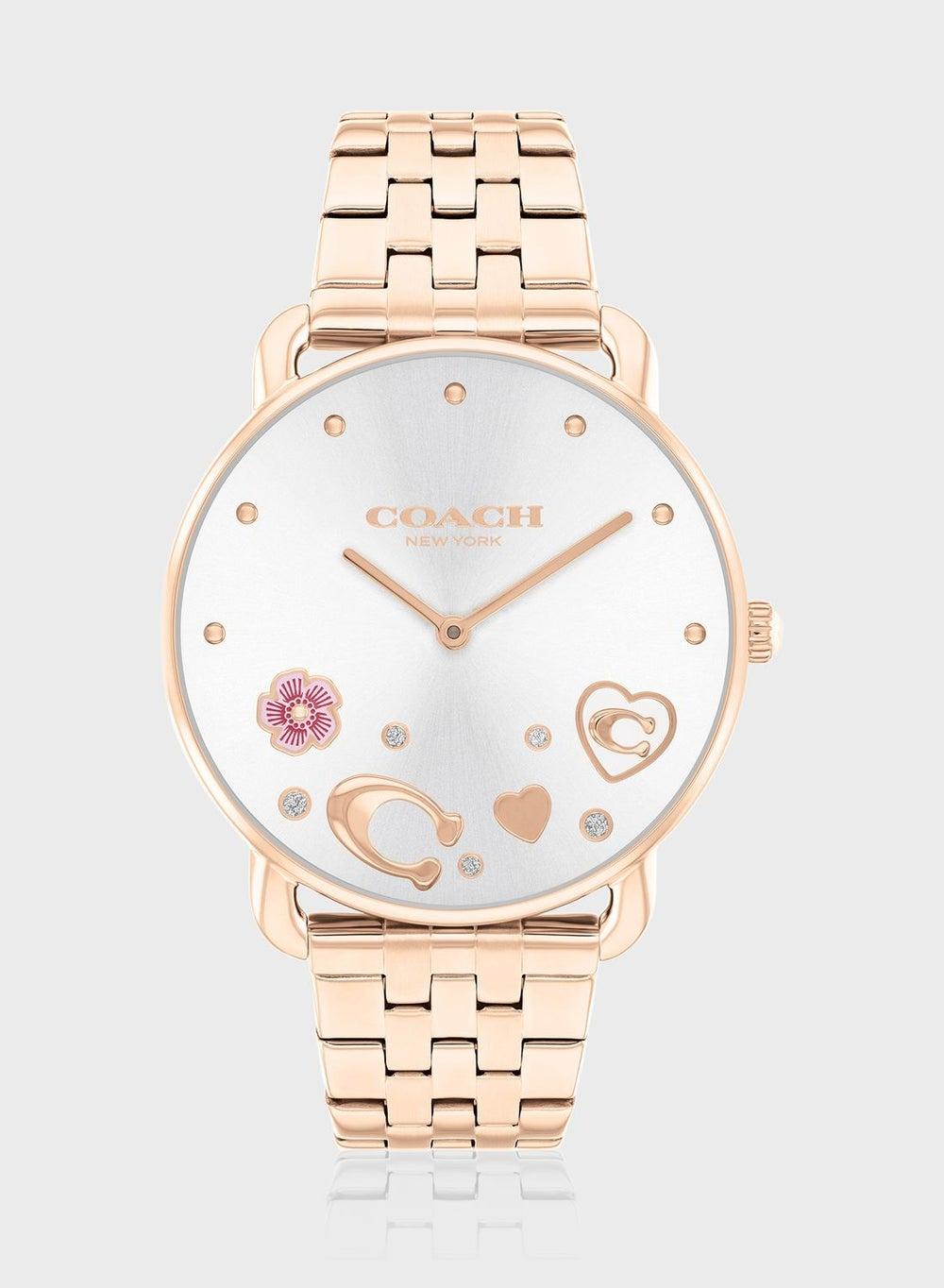 COACH Signature Women's Steel Strap Analog Watch - Image 1