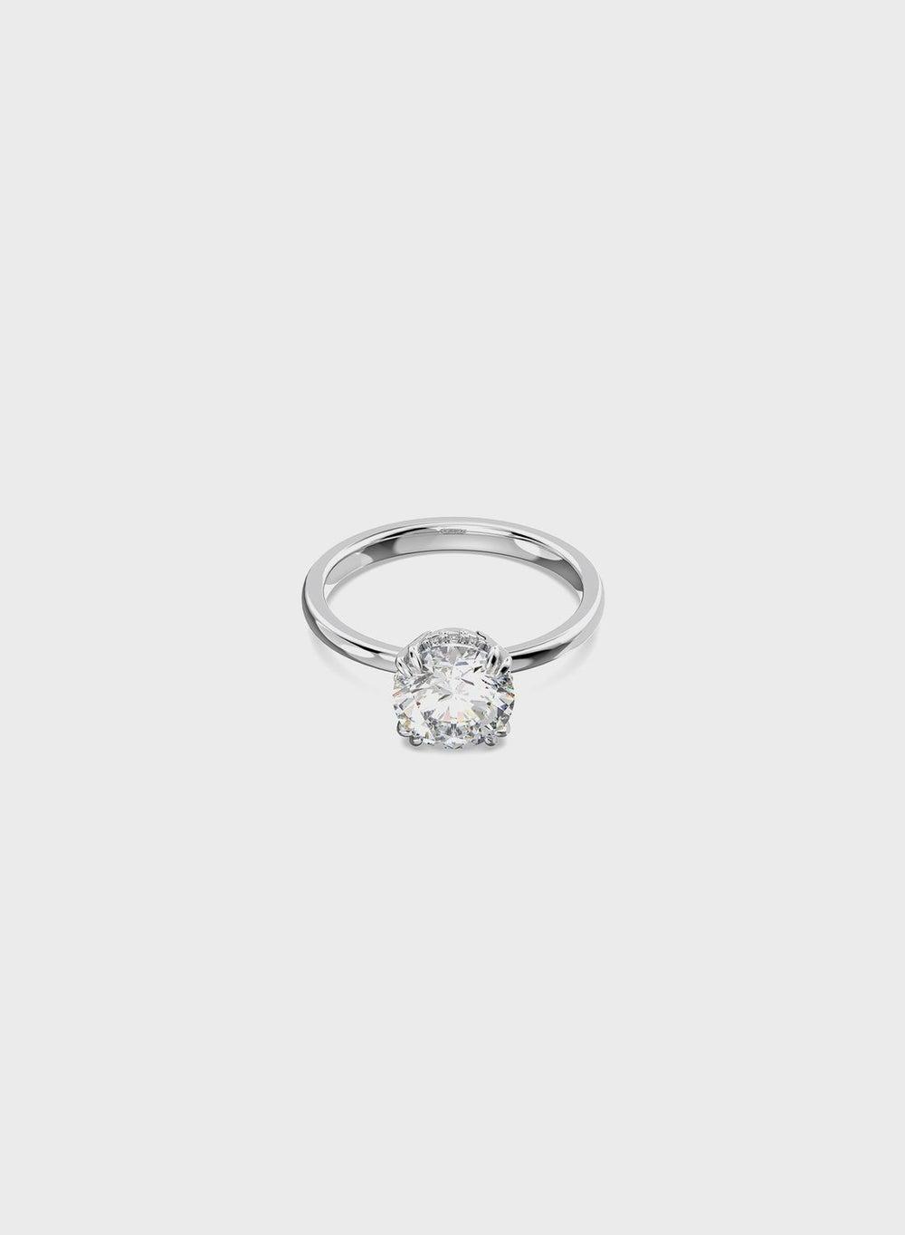 SWAROVSKI Constella Rhodium-Plated Elegance Ring - Image 1