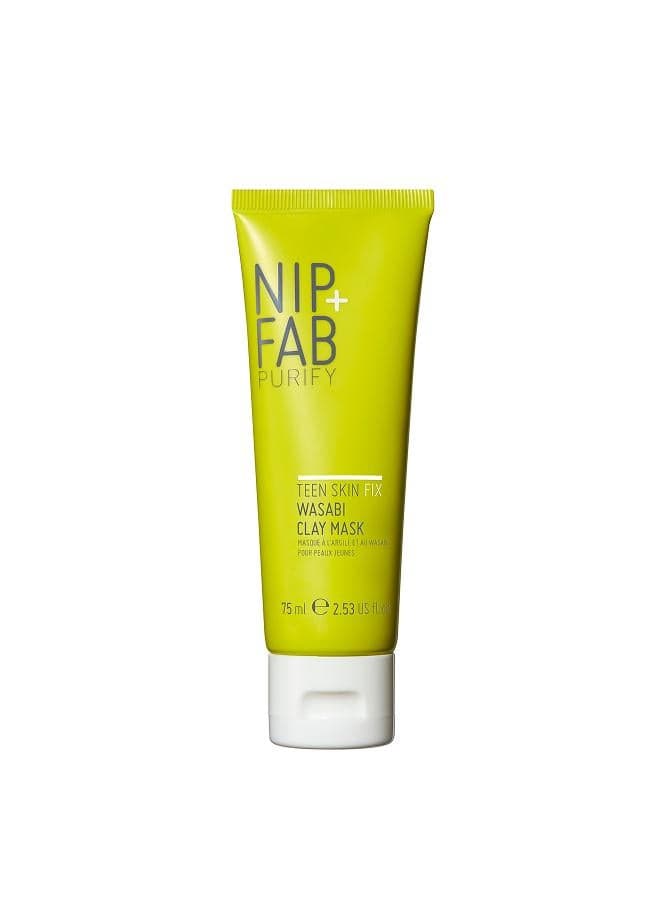 Wasabi & Avocado Purifying Clay Mask - Teen Skin Fix - Image 1