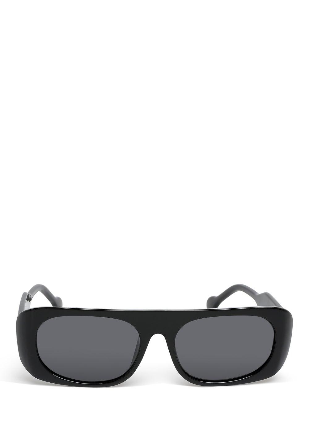 London Rag Chic Oval Sunglasses for Women – Timeless Black - Image 1