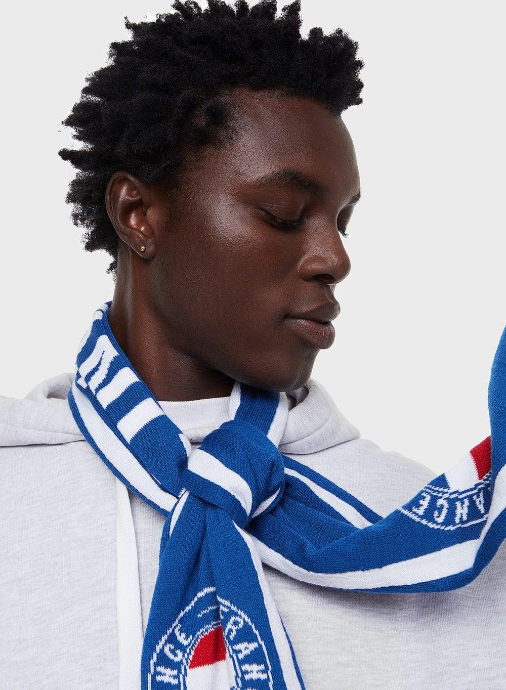 H&M France Football Pride Scarf - Luxe Polyester Edition - Image 1