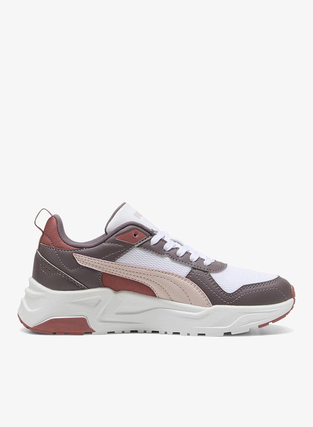 Trinity 2 Lt Elegant Low-Top Sneakers in PUMA White-Mauve Mist - Image 1