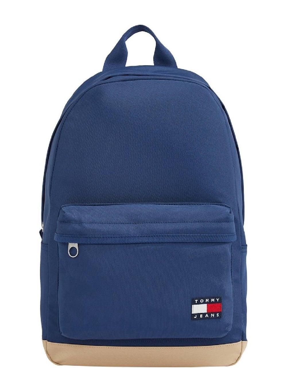 TOMMY JEANS Essential Velvet Blue Dome Backpack - Image 1