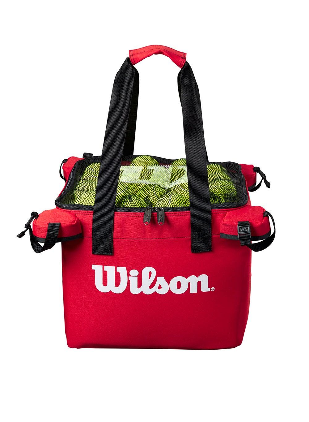 Wilson Red 150-Ball Deluxe Tennis Teaching Cart Bag - Image 1