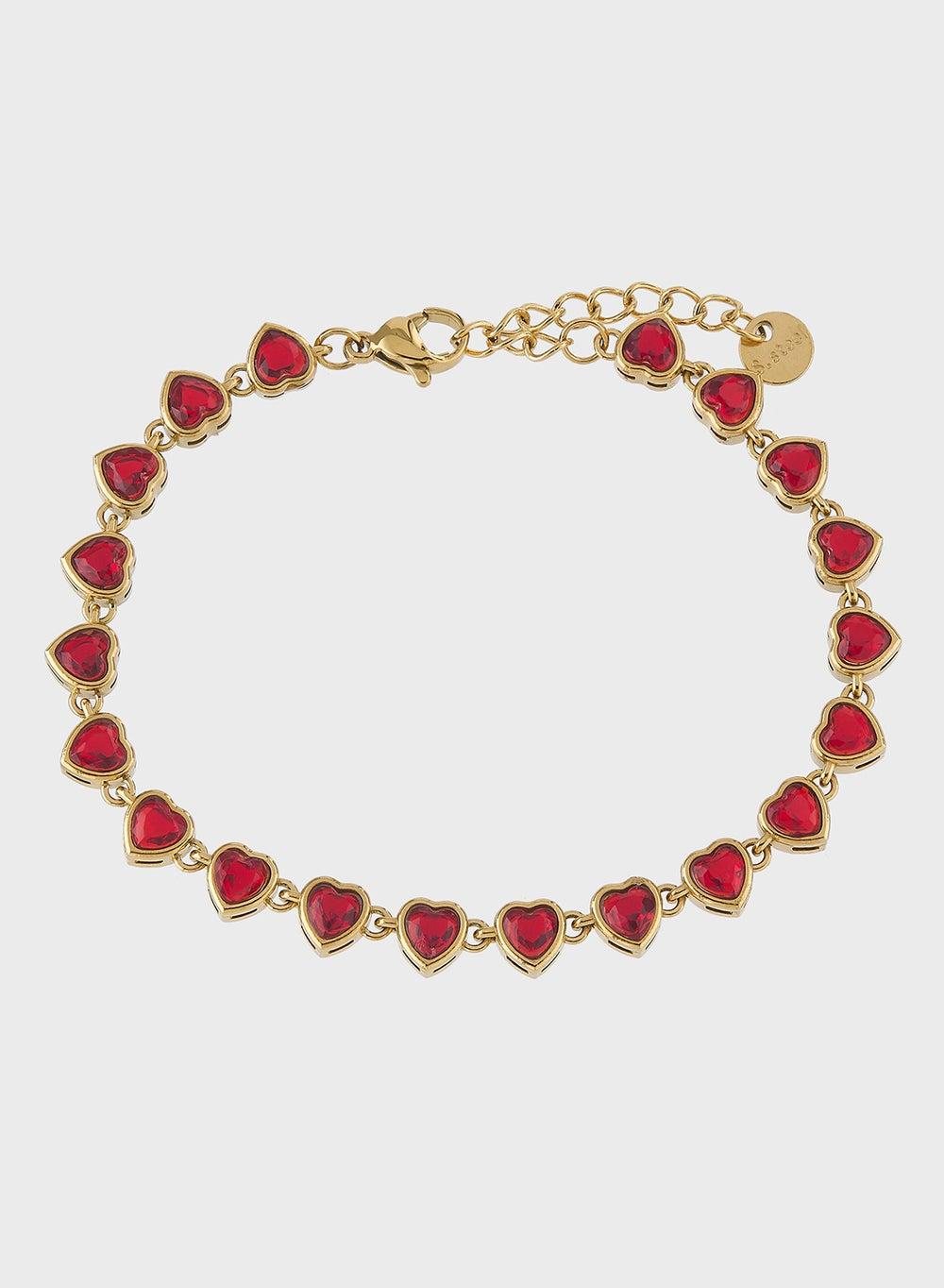 Staurtz Crystal Heart Bracelet - Elegance for Every Occasion - Image 1