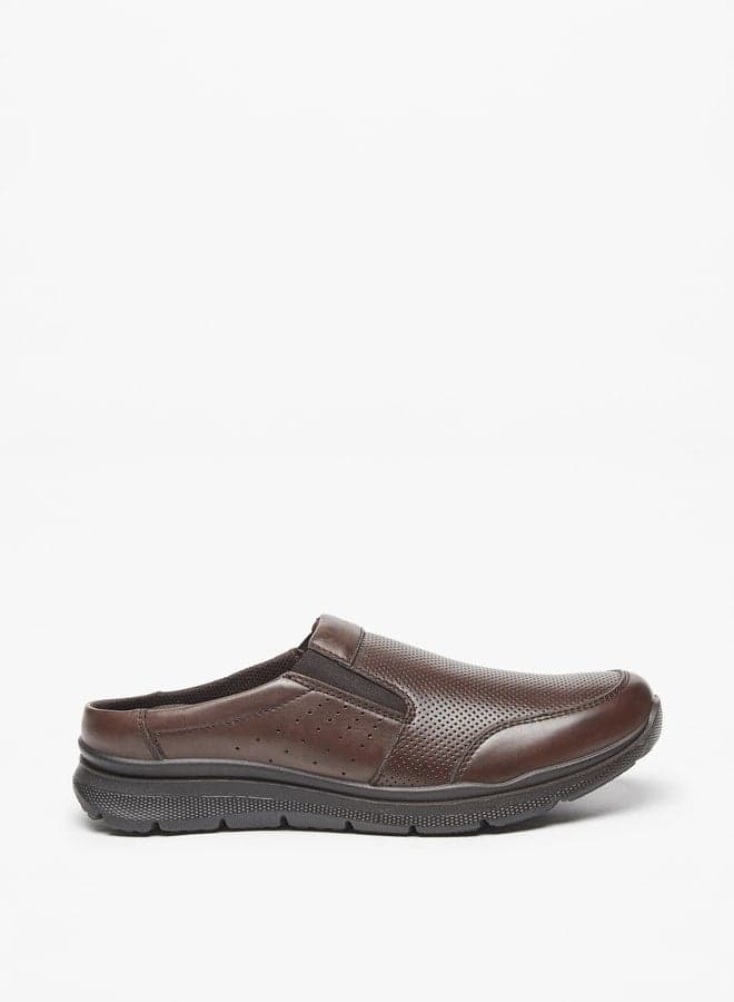 Elegant Italian Textured Men's 551622 Slip-On Loafers - Image 1