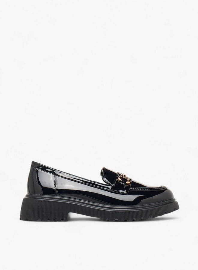 Elegant Women's Bzf8613 D1 Metal Accent Loafers - Image 1