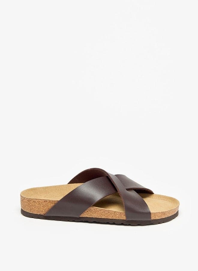 Cy 20041Fs Elegant Cross Strap Men's Sandals - Image 1