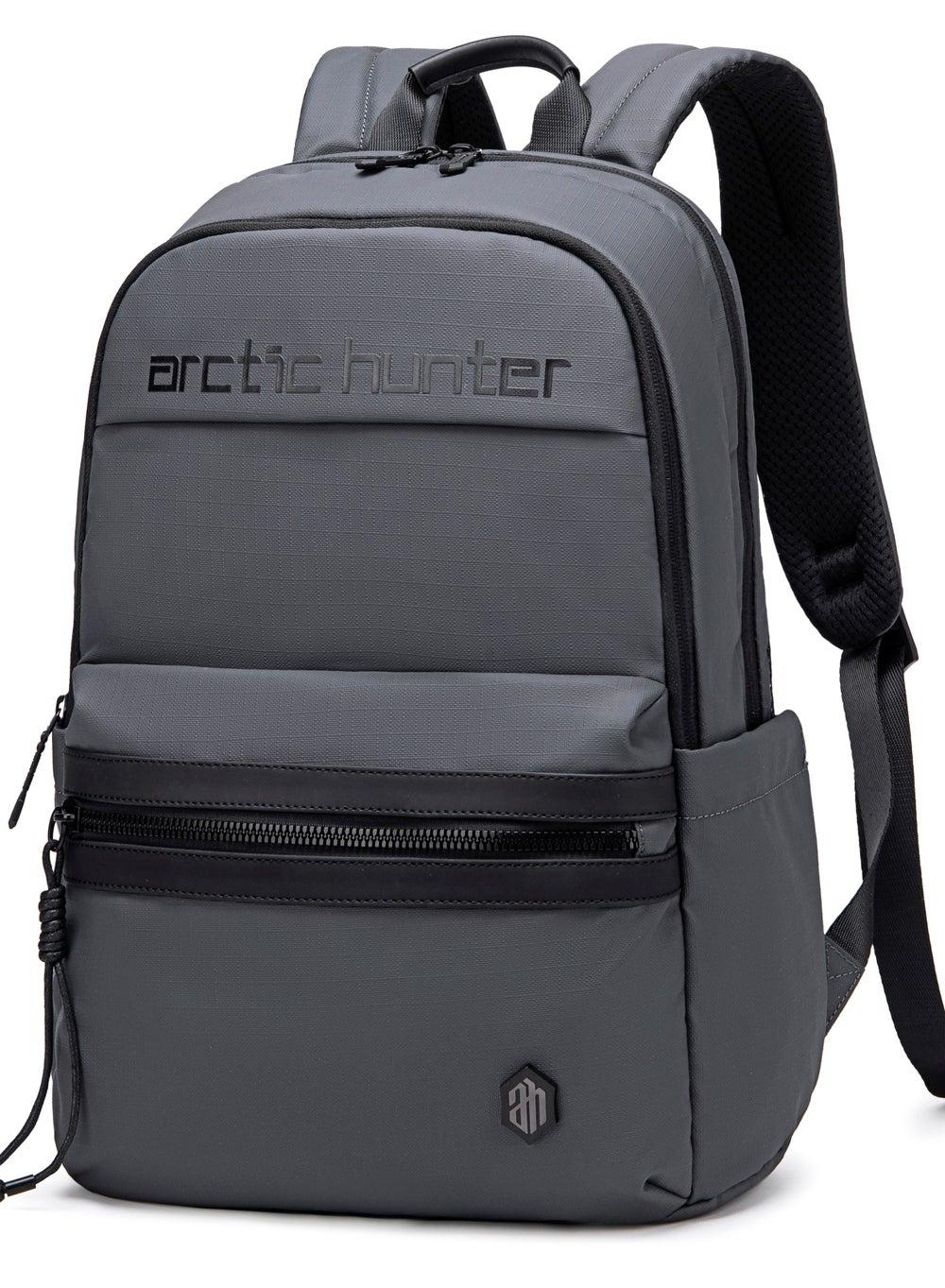 ARCTIC HUNTER Grey Premium Laptop Shoulder Backpack B00536 - Image 1