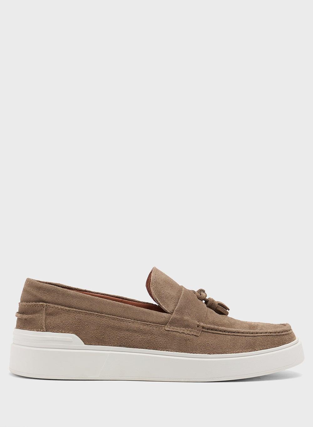 A68837 Premium Mouse Suede Leather Loafers for Men - Image 1