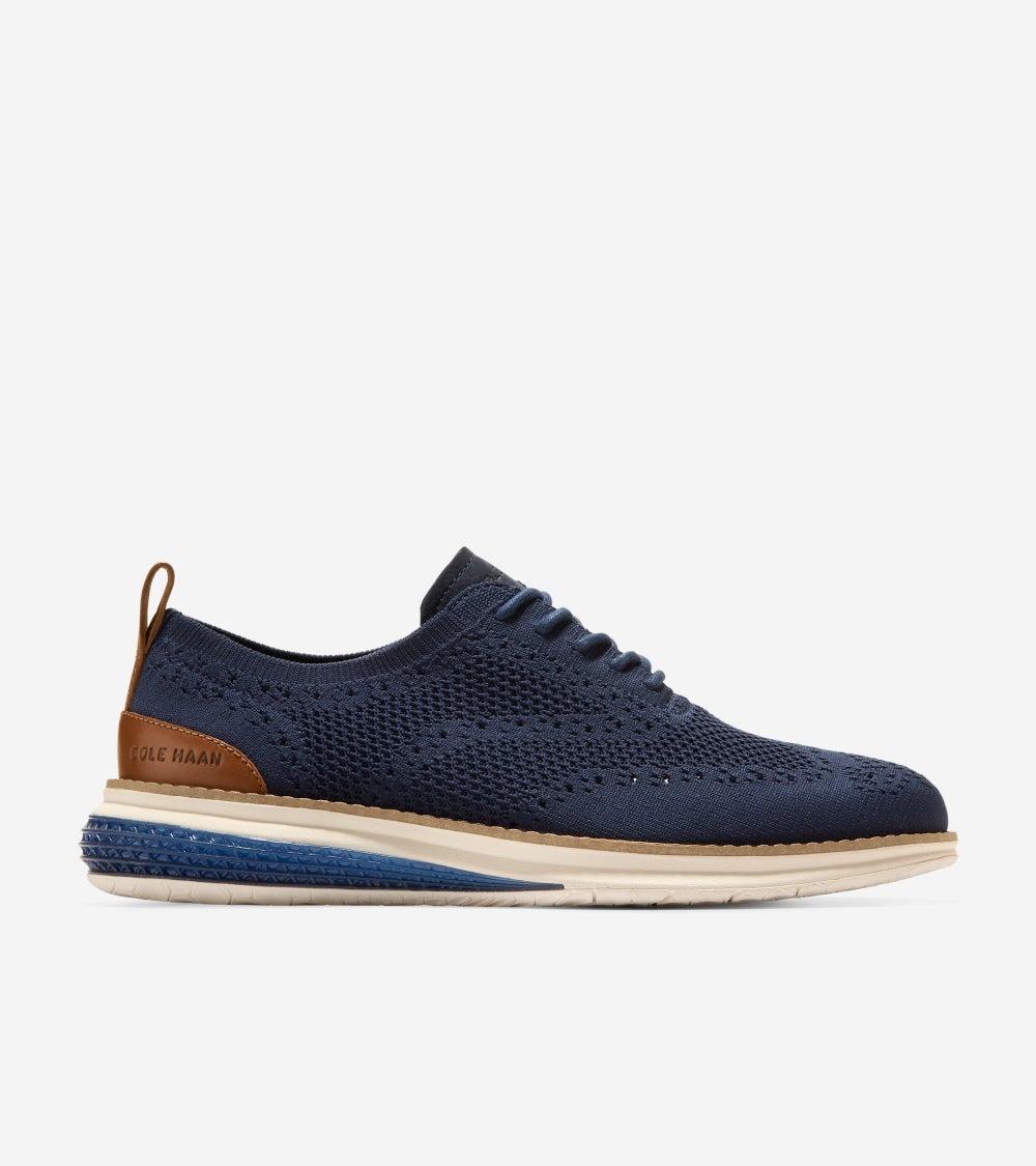 OriginalGrand Energyweave Stitchlite Men's Navy Oxfords - Image 1