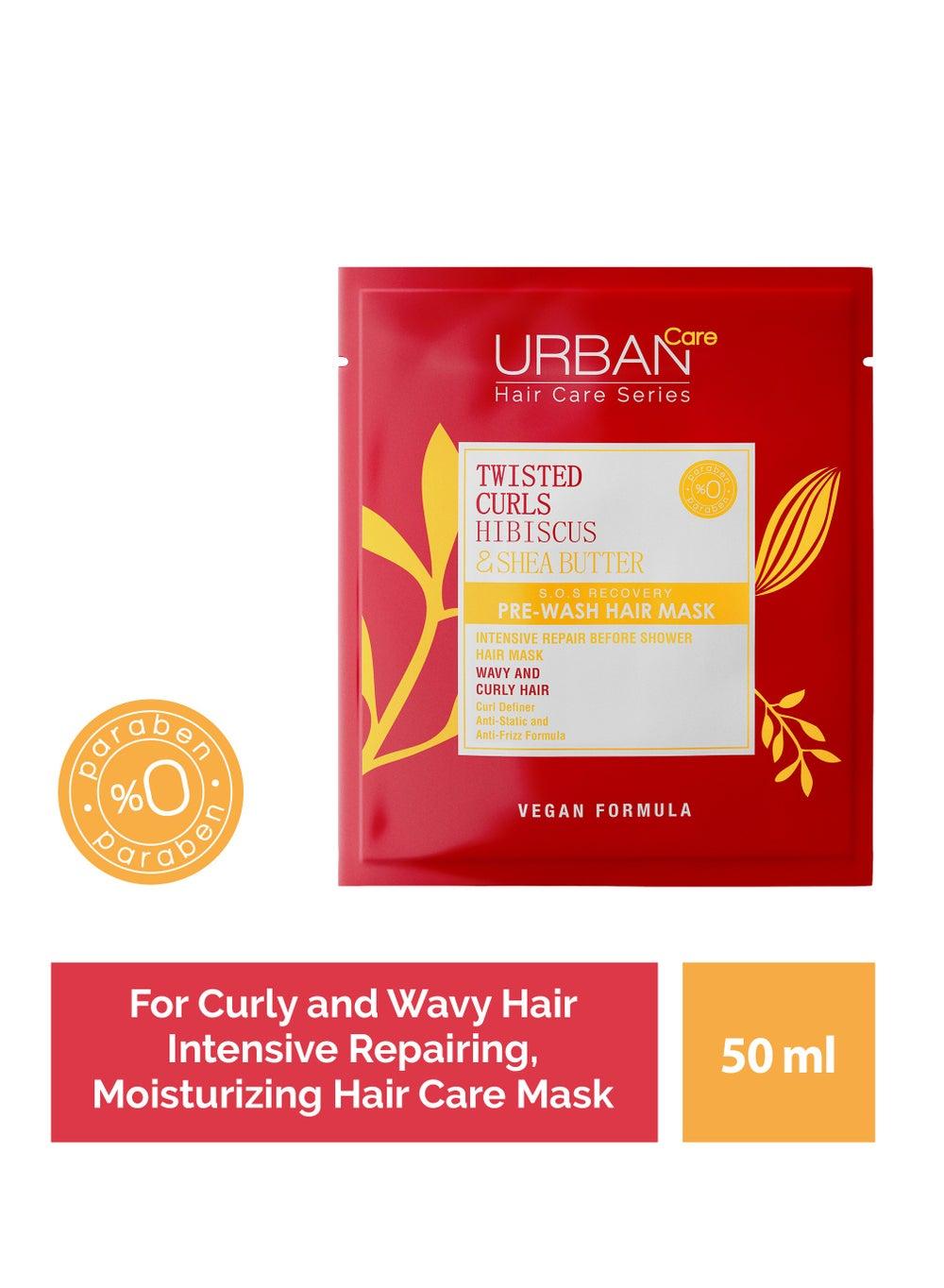 Urban Care Twisted Curls Hibiscus & Shea Pre-Wash Mask - Image 1