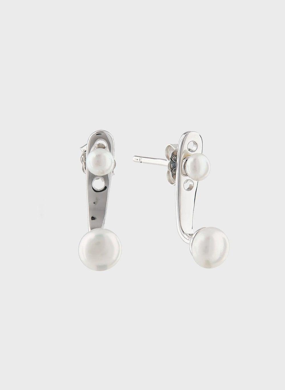 MOMNT Cultured Pearl Elegance Earrings for Women - Image 1