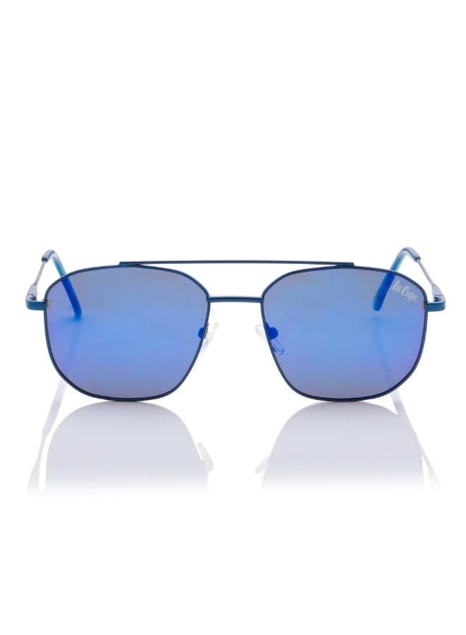 Lee Cooper LC1204C03 Matte Blue Polarized Sunglasses 54mm - Image 1