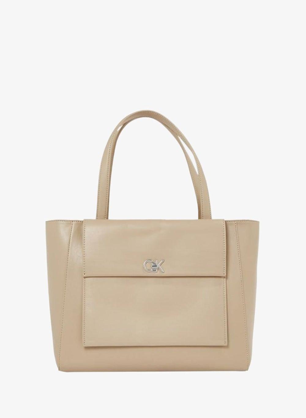 CALVIN KLEIN Signature Medium Shopper for Women - Image 1