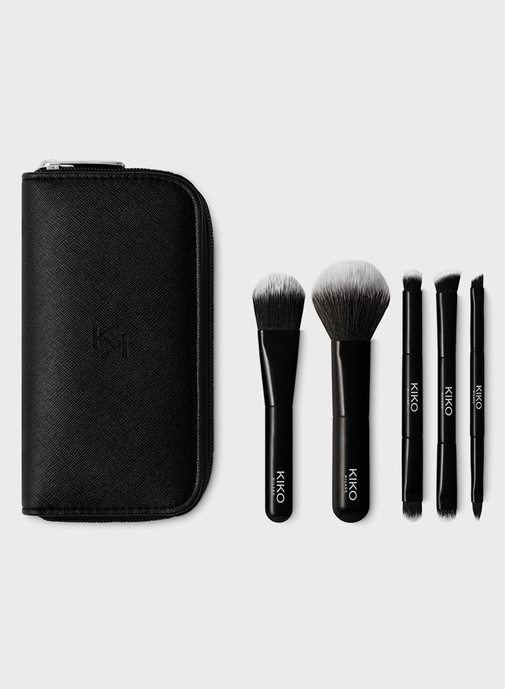 Luxurious 5-Piece Travel Brush Ensemble - Image 1