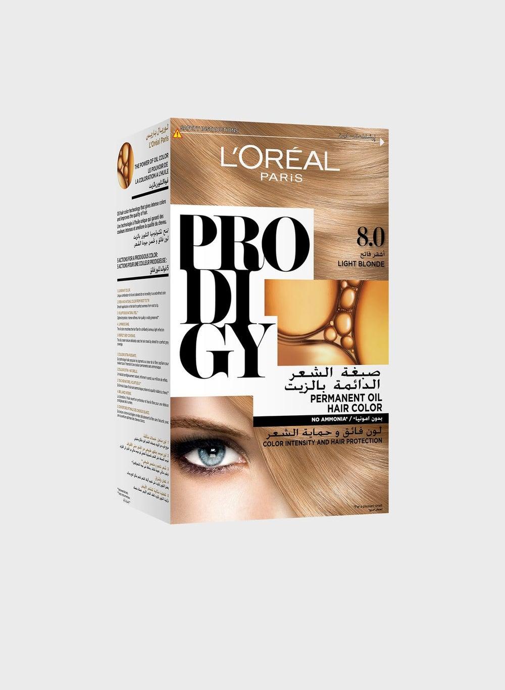 L'Oréal Paris Prodigy 8 Dune Permanent No-Ammonia Color - Image 1