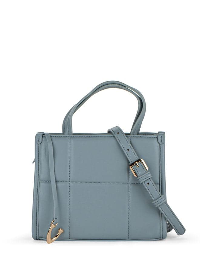 Elegant Vincci Blue Satchel Bag for Modern Women - Image 1