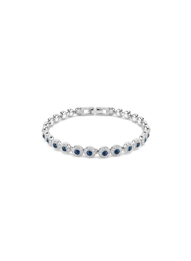 SWAROVSKI Una Angelic Blue Crystal Hand Chain Bracelet - Image 1