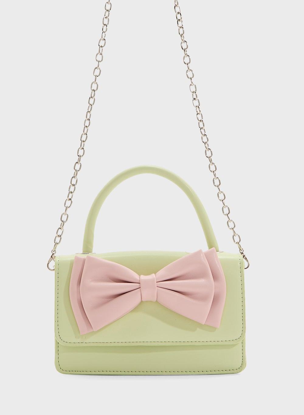 ELLA Elegance: Chic Crossbody with Bow Accent - Image 1