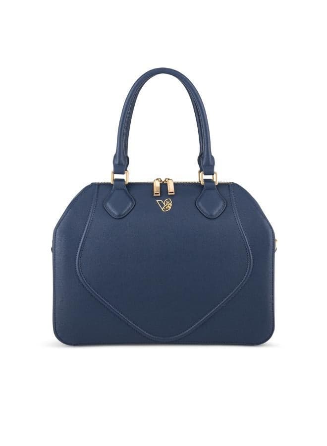 Eco-Chic Gemma Tote – Blue Veganologie, Crafted from 17 Recycled Bottles - Image 1