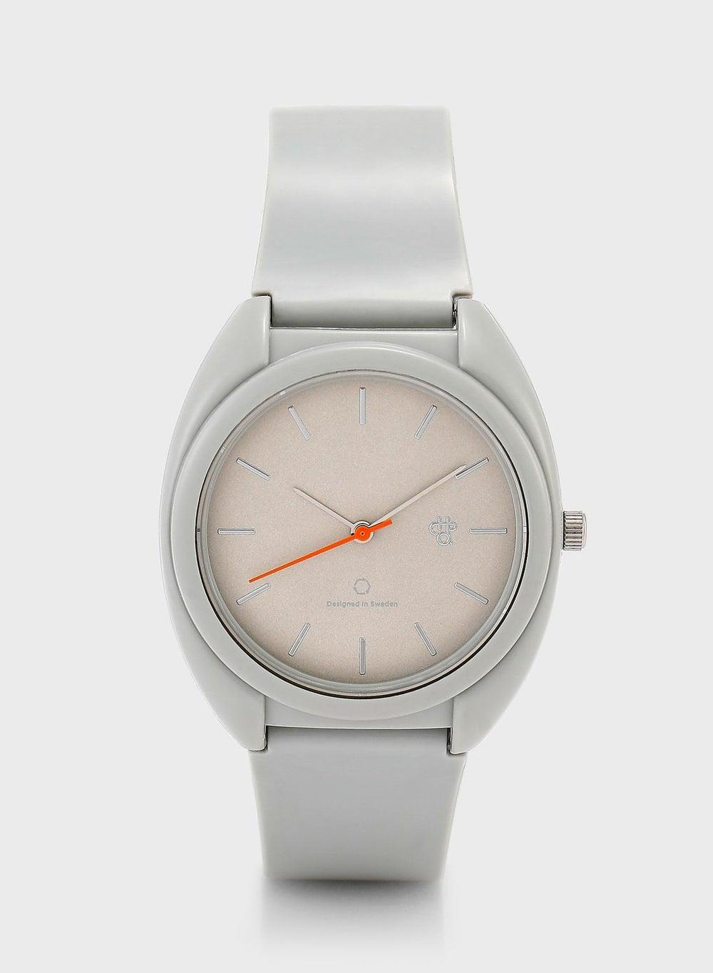 CHPO Nima Grey Orange - Eco-Friendly Men's Watch - Image 1