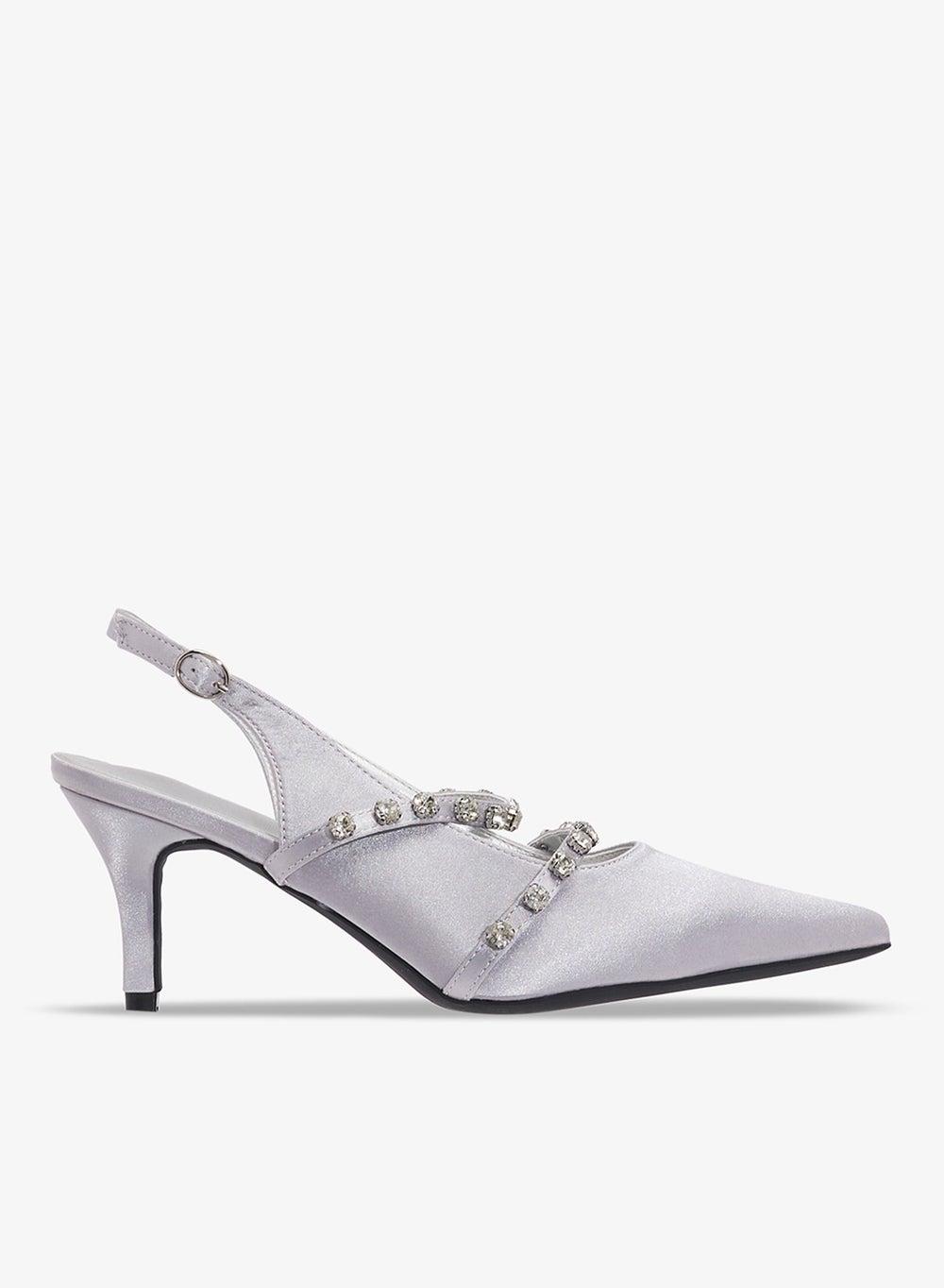 Elegant Silver Classic Pumps Xz256104 - Image 1