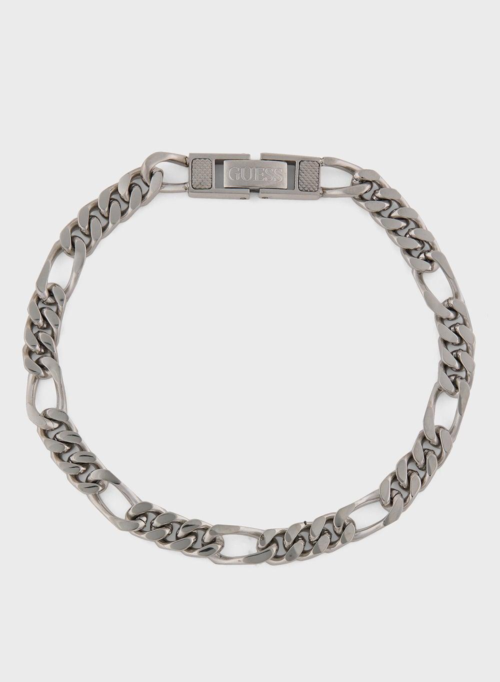 GUESS Men's Signature Stainless Steel Logo Bracelet - Image 1