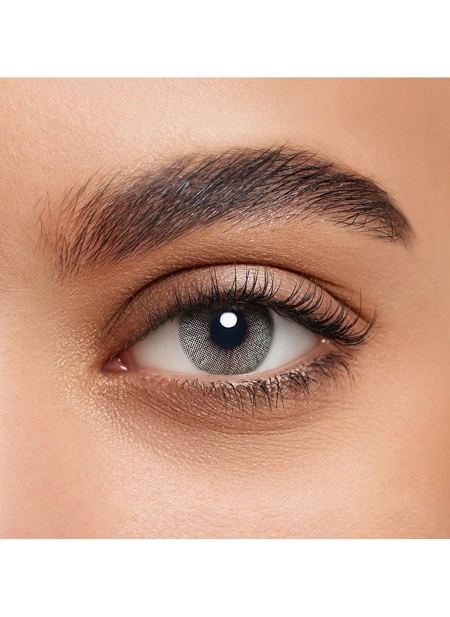 Layala Platinum Gray Contacts - Vibrant 2 Lens Pack - Image 1