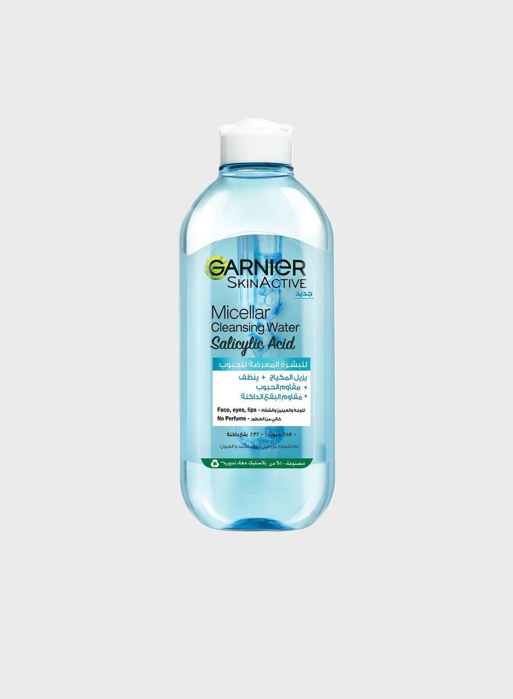 Garnier Skinactive Micellar Water, Salicylic & Vitamin C, 400Ml - Image 1