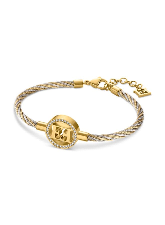 ESCADA Isabella Gold-Plated Silk Cord Bracelet - Image 1