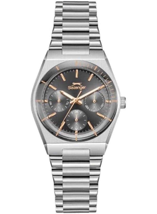 Slazenger Elegance Multifunction Silver Women's Watch SL.9.2467.4.05 - Image 1