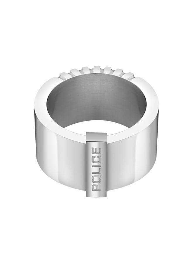 POLICE Gear Silver Ring 64mm - A Touch of Elegance for Men - Image 1