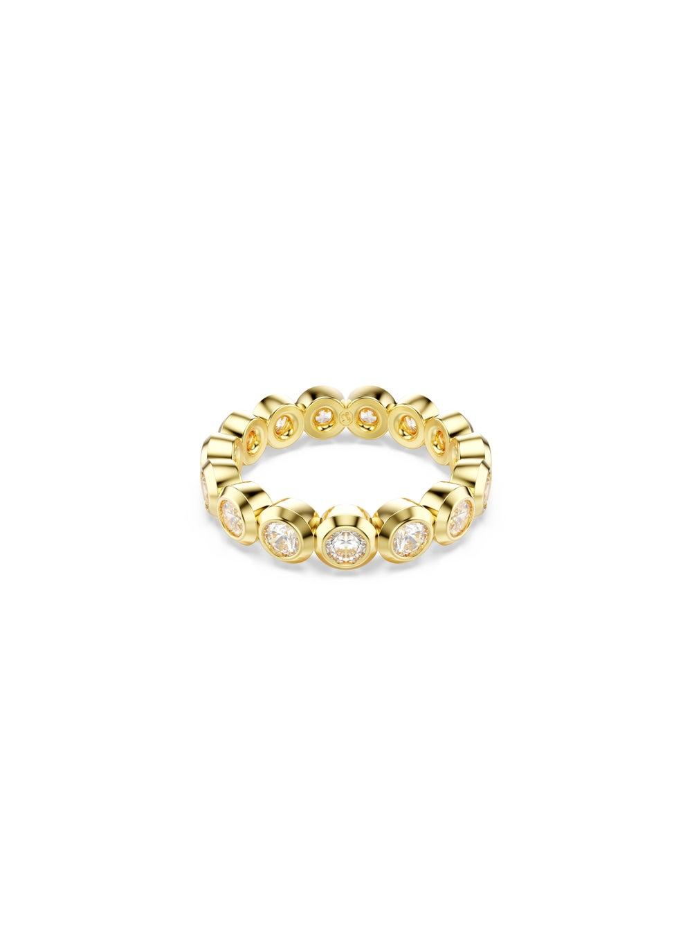 SWAROVSKI Imber Gold-Tone Halo Ring for Women - Image 1