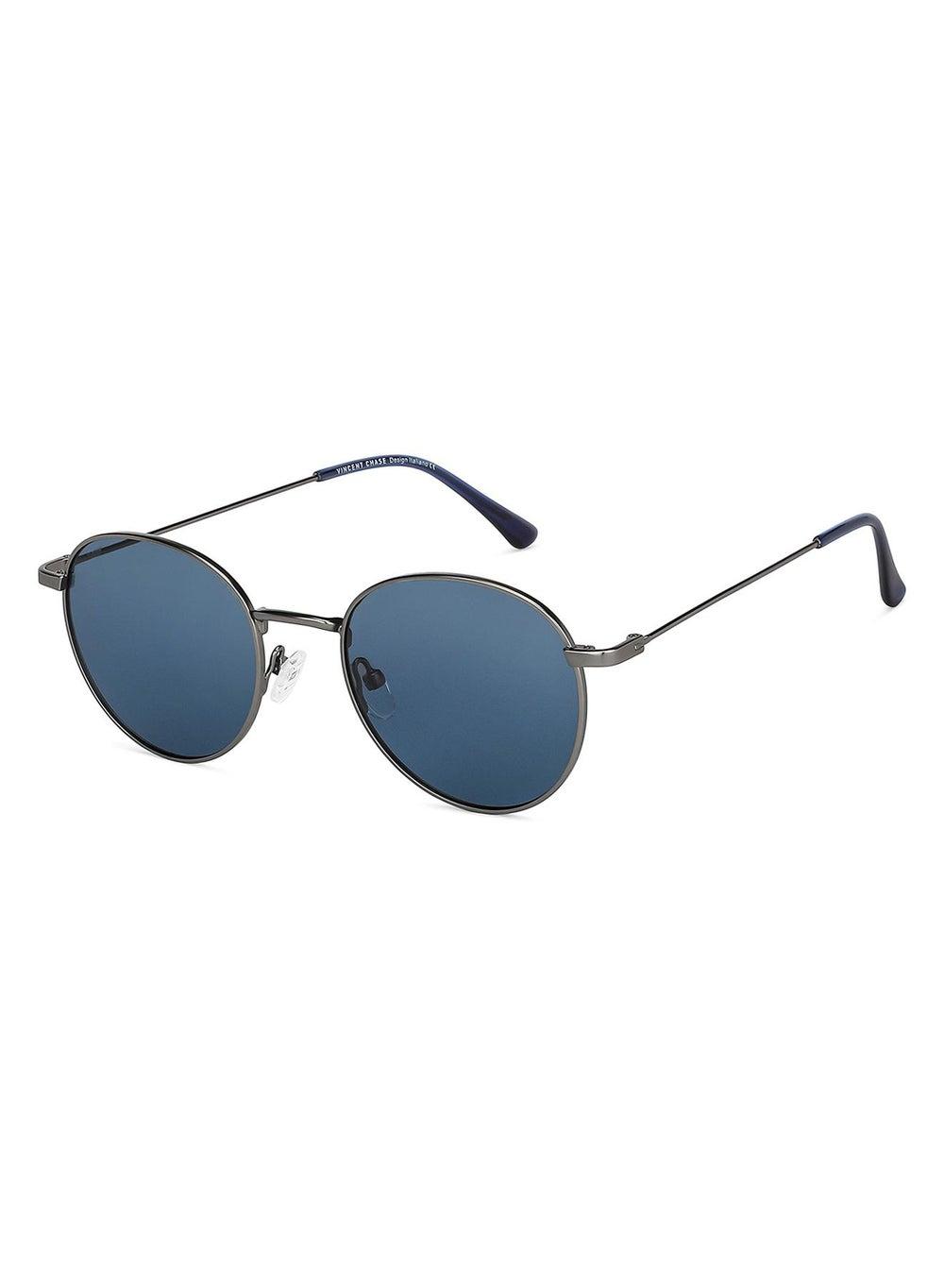 VINCENT CHASE VC S13137 Full Rim Round Polarized Sunglasses - Image 1