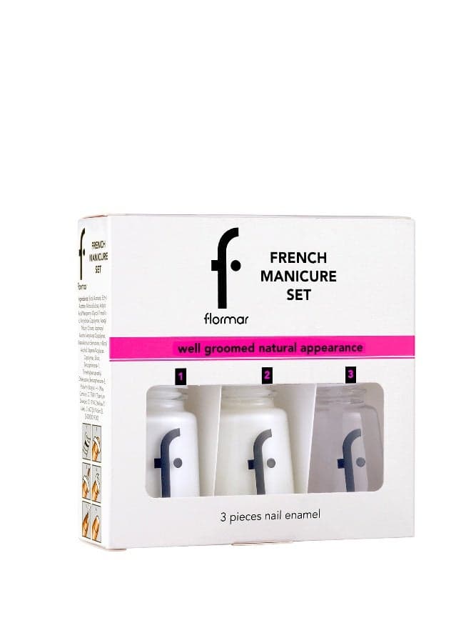 Elegant French Manicure Set FMS-319, Classic White - Image 1