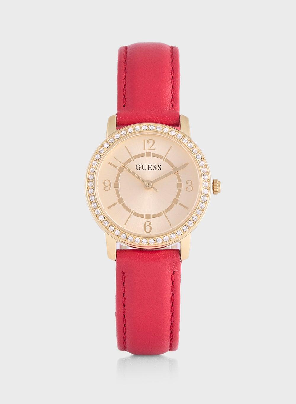 GUESS Melody Pu Analog Watch - Elegance in Every Tick - Image 1