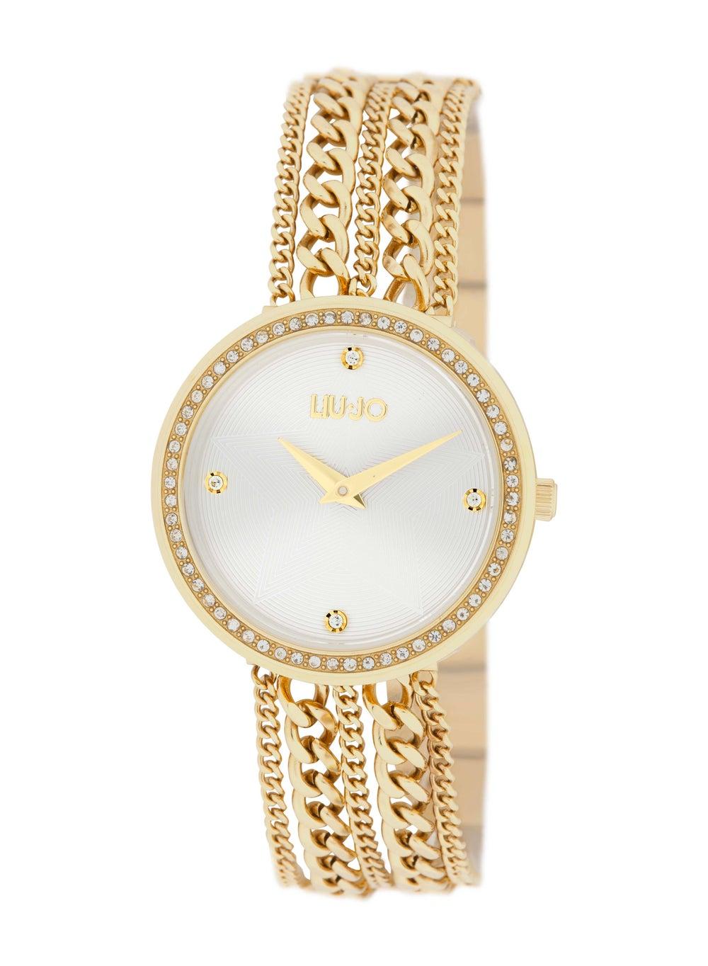 Liu Jo TLJ1832 Elegant Gold Chains Watch for Women - Image 1