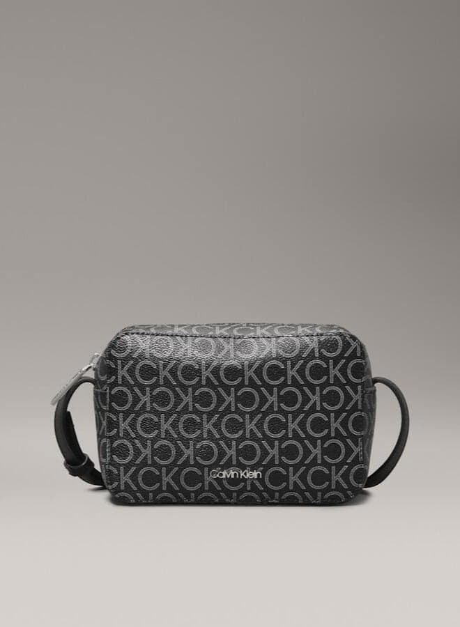 CALVIN KLEIN Eco-Chic Recycled Crossbody Bag in Black - Image 1