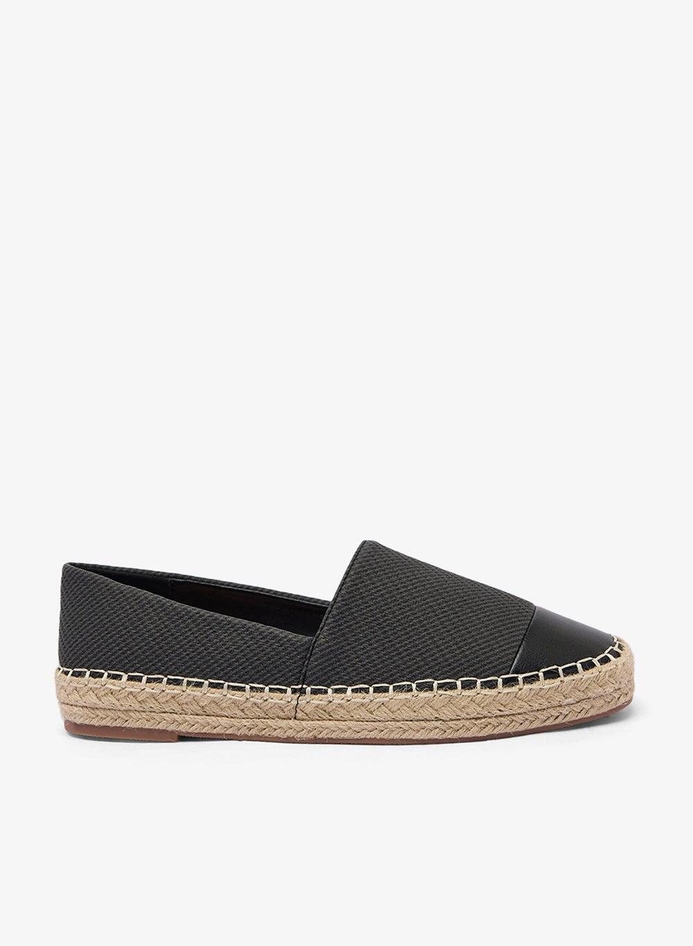 Vhl6003A08 Chic Black Espadrille Moccasins for Women - Image 1