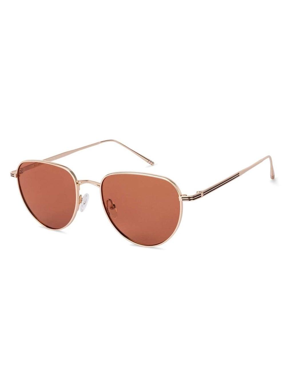 John Jacobs Golden Brown Aviator Sunglasses JJ S12502-C2 - Image 1