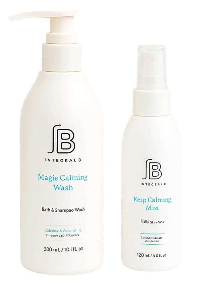 INTEGRAL B Calming Skincare Duo for Tender Skin Care - Image 1