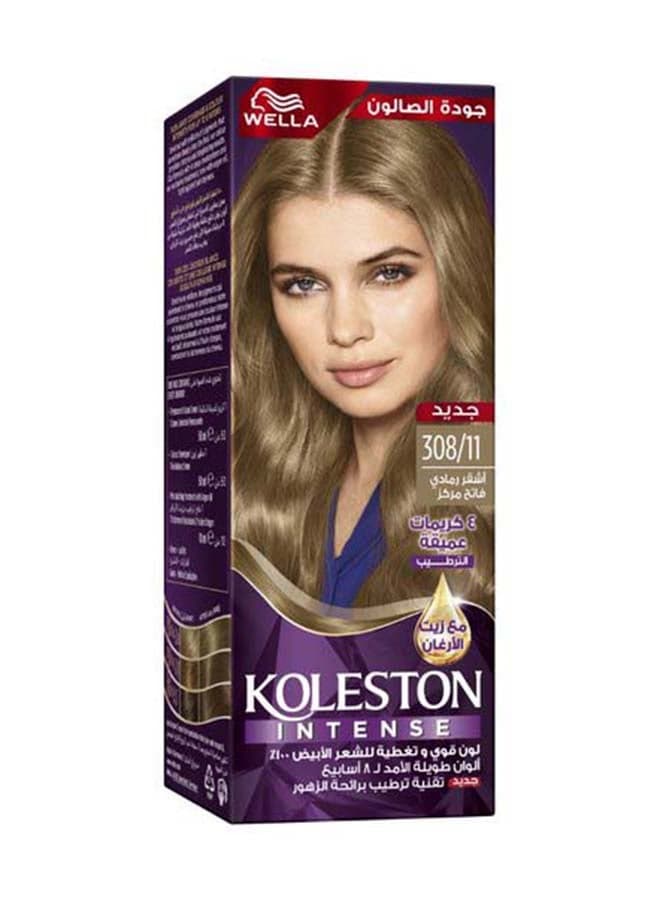 KOLESTON 308/11 Deep Ash Light Blonde Hair Color Kit - Image 1