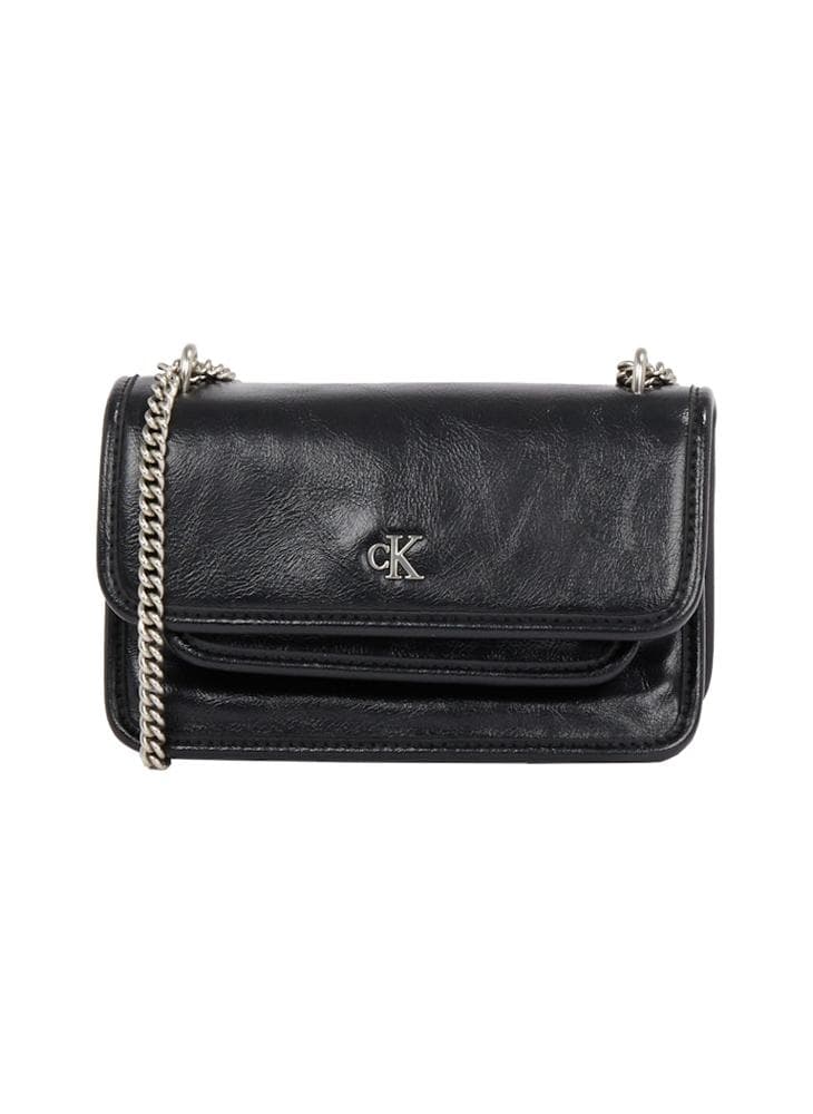 Calvin Klein Jeans Chain Mini Flap Bag for Chic Women - Image 1