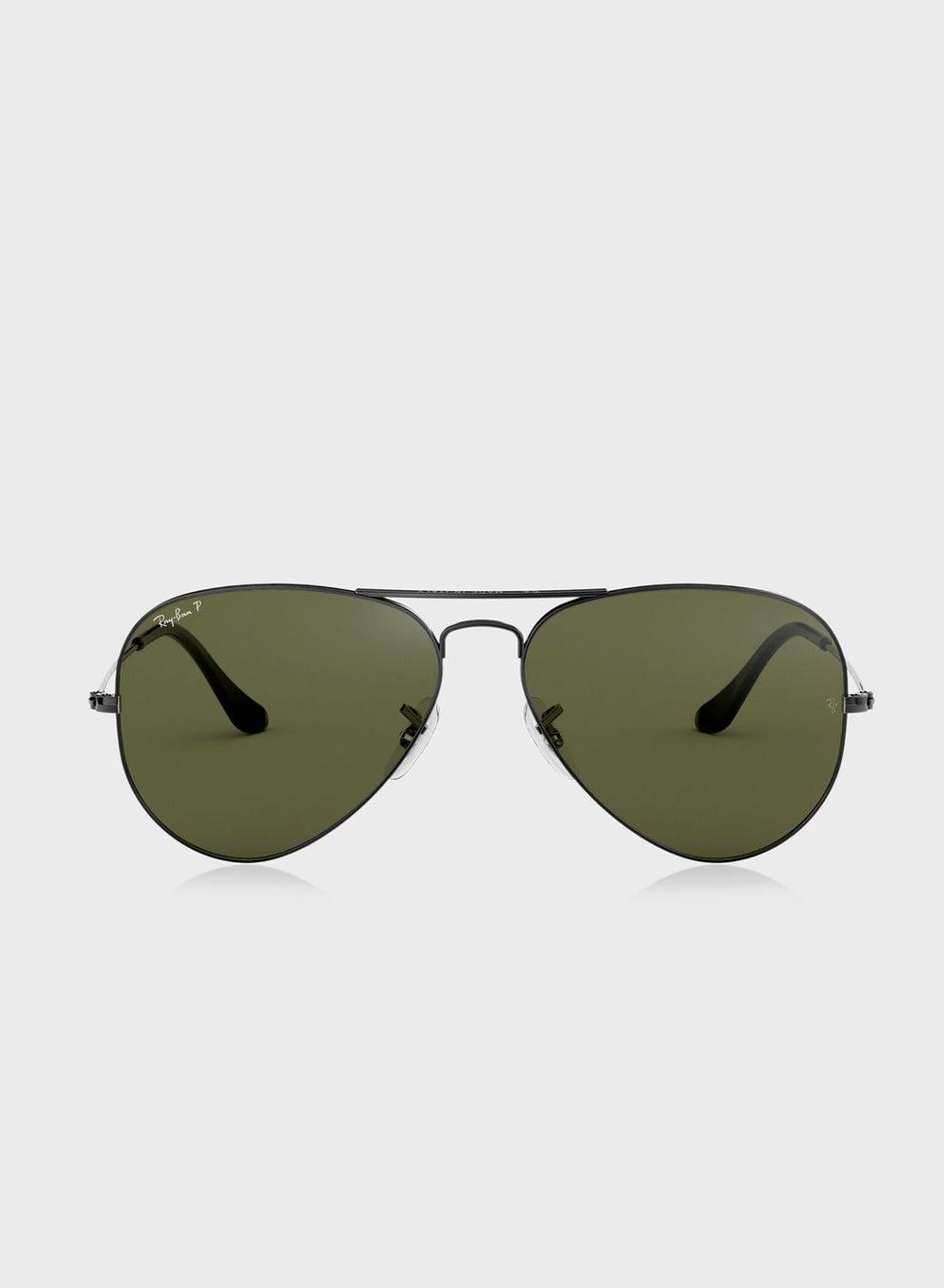 Ray-Ban 0RB3025 Classic Aviator Large Metal Sunglasses - Image 1