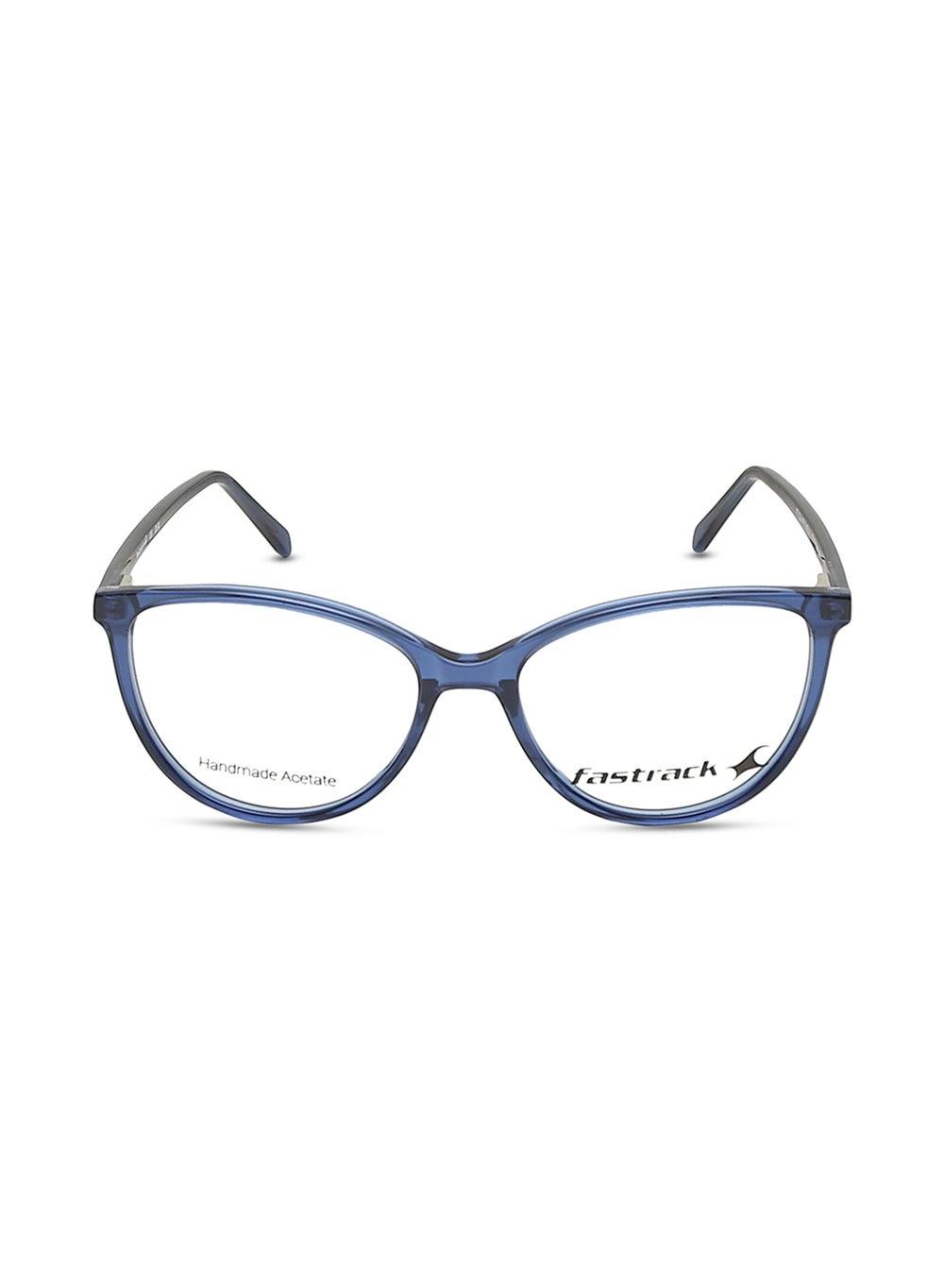 Fastrack Blue Cateye Chic Rimmed Eyeglasses for Women - Image 1
